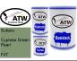Preview: Subaru, Cypress Green Pearl, F4T: 500ml Lackdose + 500ml Klarlack + 250ml Härter - Set, von ATW Autoteile West.